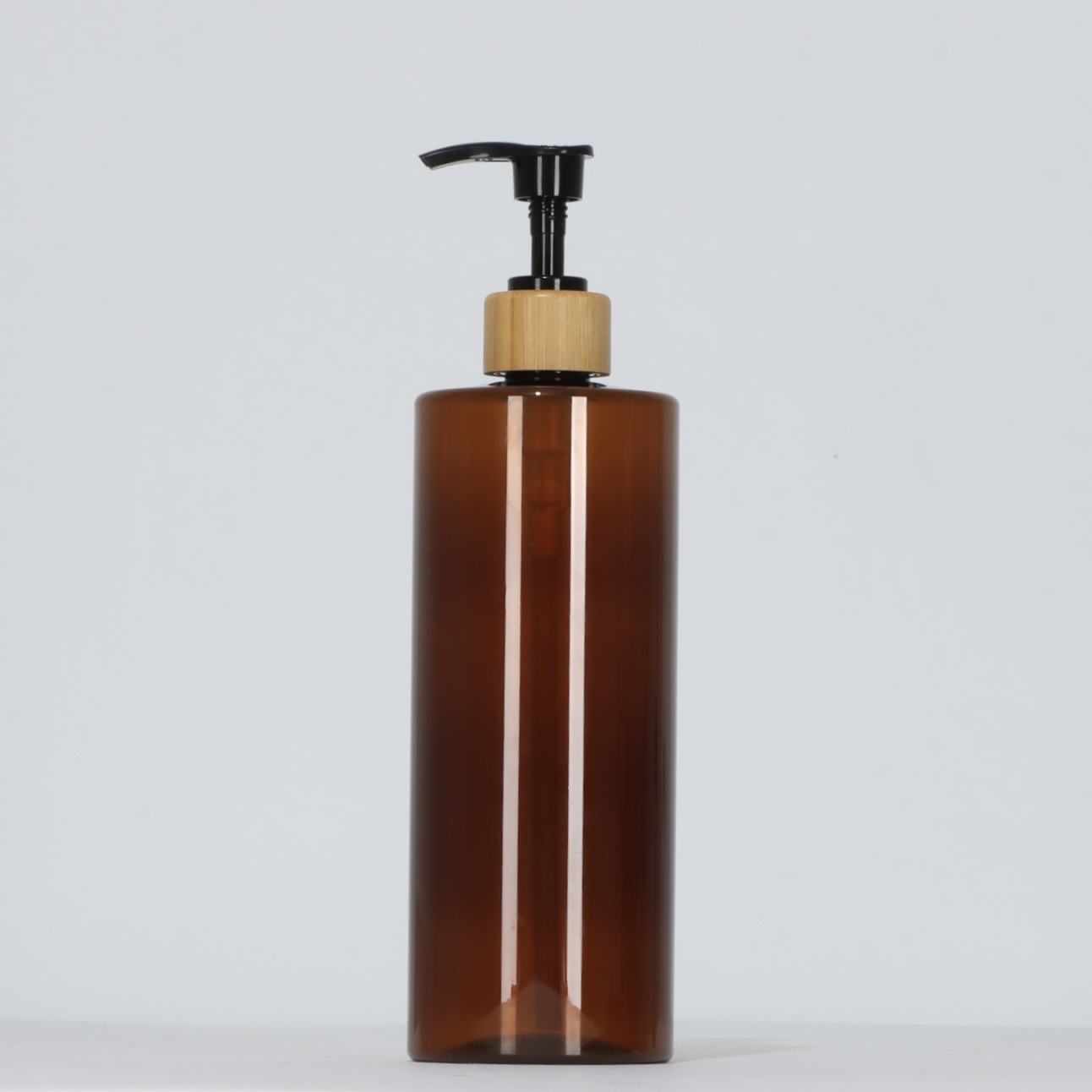 En stock 300ml botella de champú botella de gel de ducha 500ml botella de plástico para mascotas de gran capacidad botella de prensa de loción esmerilado