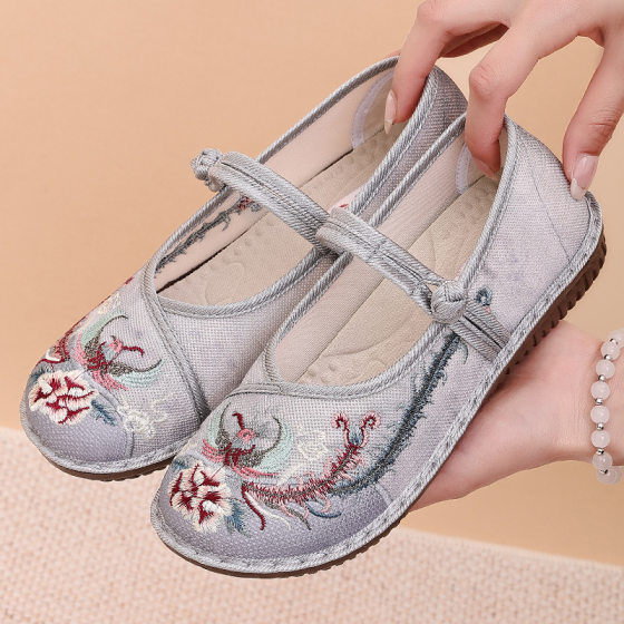 Shoes Women's Shoes All-match Summer New Old Beijing Cloth Shoes Women's Cross-border Breathable Casual Shoes Polyurethane Walking Shoes
