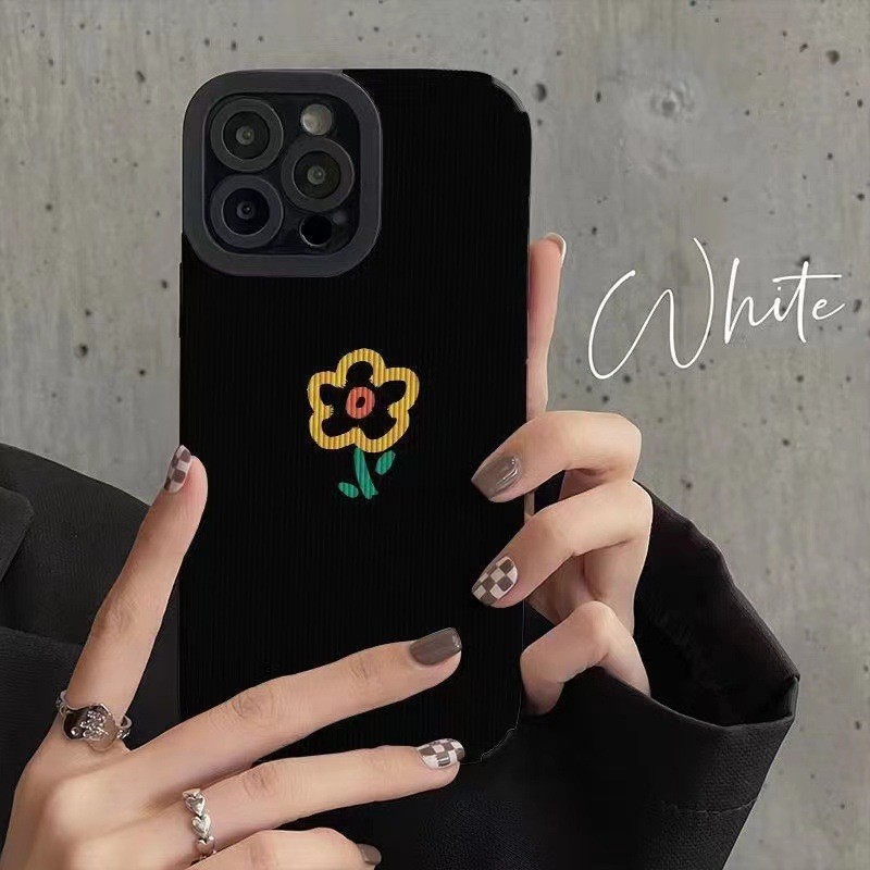 Minimalist Flower Phone Case For Samsung A71 A53 A32 Protective_voghion.com