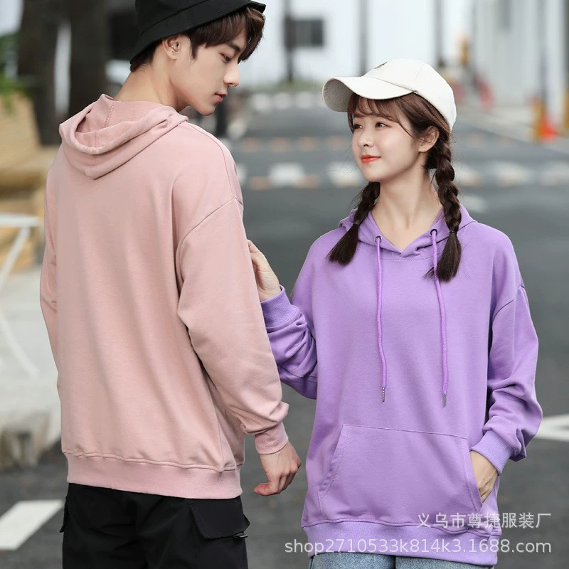 Толстовка с капюшоном, тонкая флисовая куртка с заниженными плечами и вышитым логотипом, свободная рабочая одежда для группы