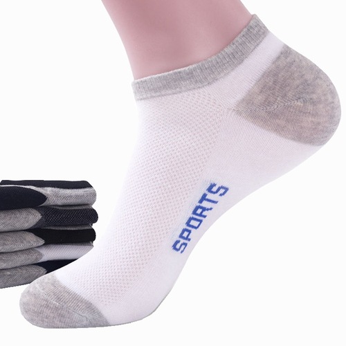 Socks men's new style Til mesh socks socks individually packaged boat socks gift socks men's cotton socks absorb sweat and deodorize