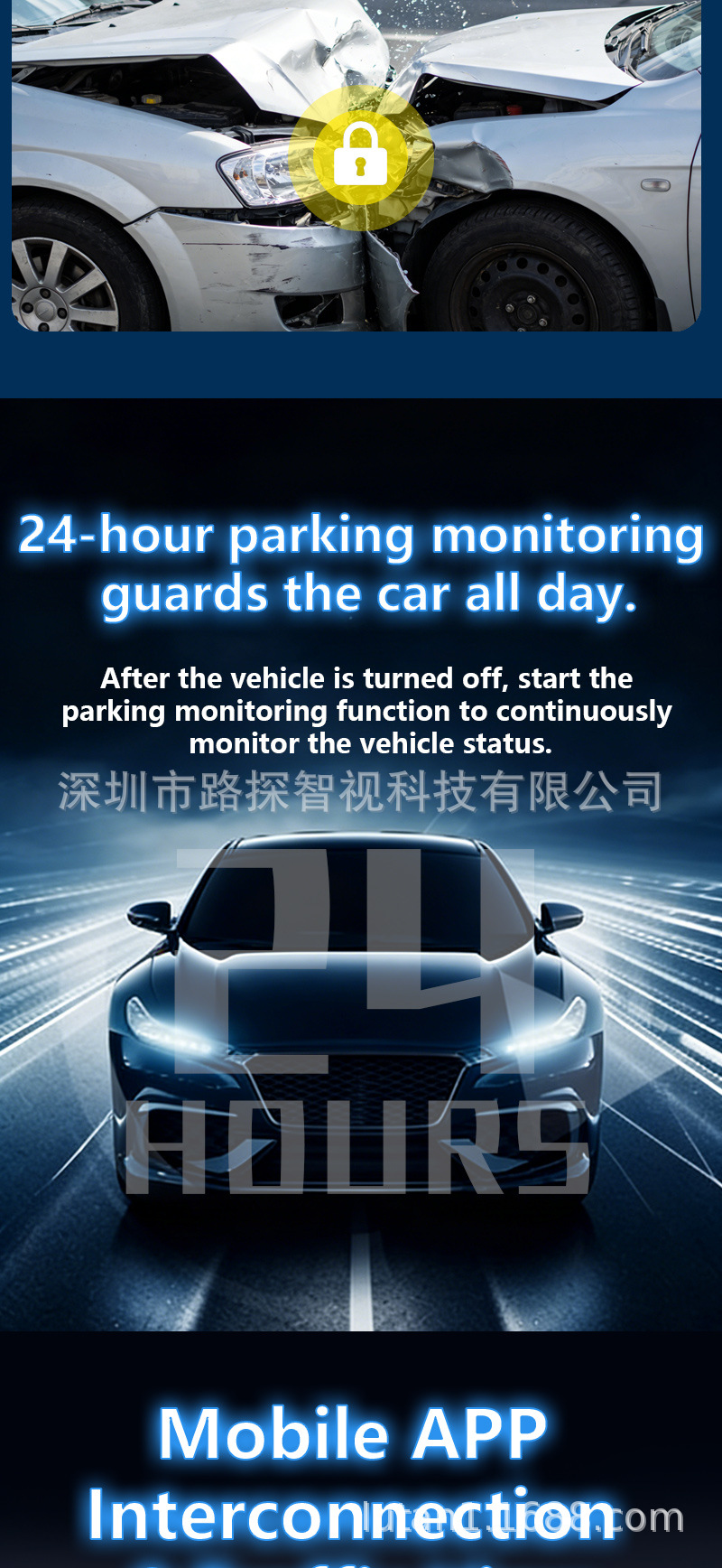 Carefully Selected Five-Lens Dash Cam with 360-Degree Panoramic Hd Night Vision, Parking Monitoring, and Reversing Image All-In-One Device