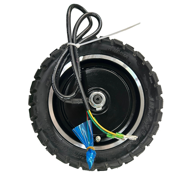 Motor de cubo sin cepillo especial para scooter kugoo G2 pro 10 pulgadas conjunto de ruedas traseras de potencia de freno de disco de neumáticos todoterreno