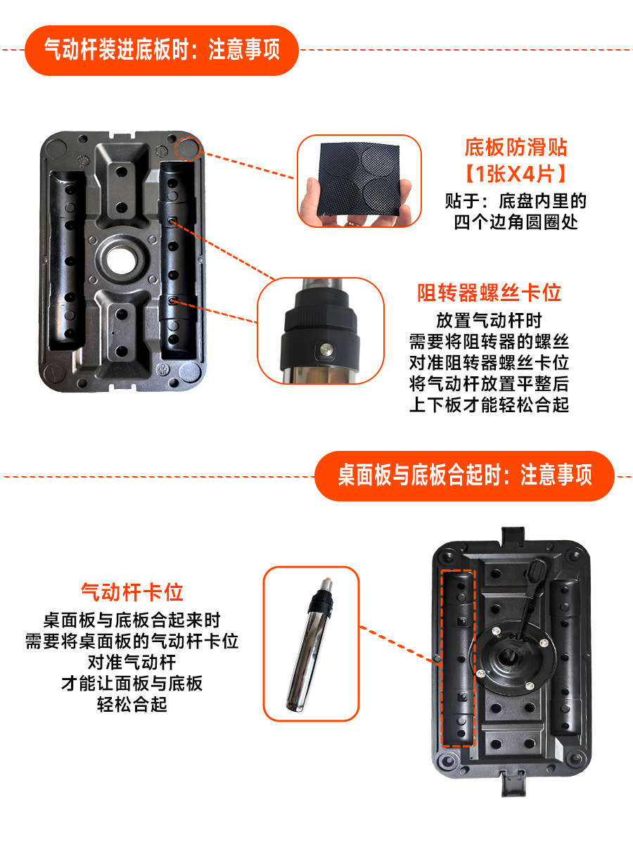 Car-mounted foldable computer table, rear seat study table, dining table, business car adjustable BN-G03 mini pneumatic table