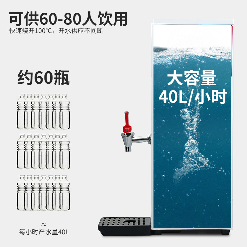 Lixue 스테핑 워터 리보일러 상업용 밀크 티 샵 마이크로 컴퓨터 지능형 자동 워터 리보일러 대용량 워터 리보일러