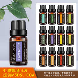 44款油性跨境单支植物精油百里香缬草茶树薰衣草精油按摩油香薰油