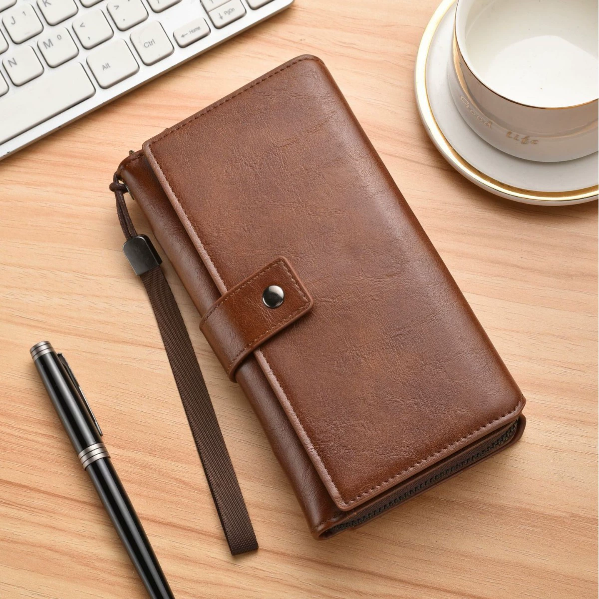 Кошелек мужской длинный мульти-кард застежка-молния зажим для денег мужской бумажник кард сумка большая емкость клатча многофункциональная сумка