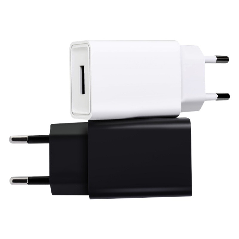 5V2A cabezal de carga de teléfono móvil estándar europeo certificado CE/ROHS cargador estándar europeo adecuado para fuente de alimentación de Android al por mayor