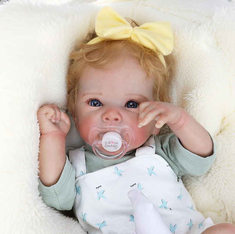 Cross-Border Export Reborn Doll Gilian Classy Exquisite Hand-Painted 3D Skin Baby Artificial Doll Cross-Border Export Reborn Doll Gilian Classy Exquisite Hand-Painted 3D Skin Baby Artificial Doll