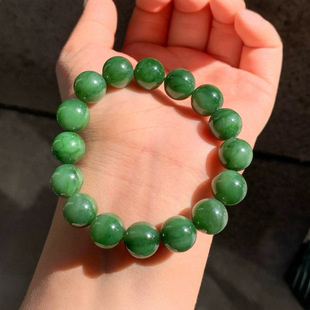 Jin Yutang Xinjiang Hetian Jade Jasper Bracelet Natural Light Photograph Old Mineral Material Color Uniform Jade Oily and Delicate