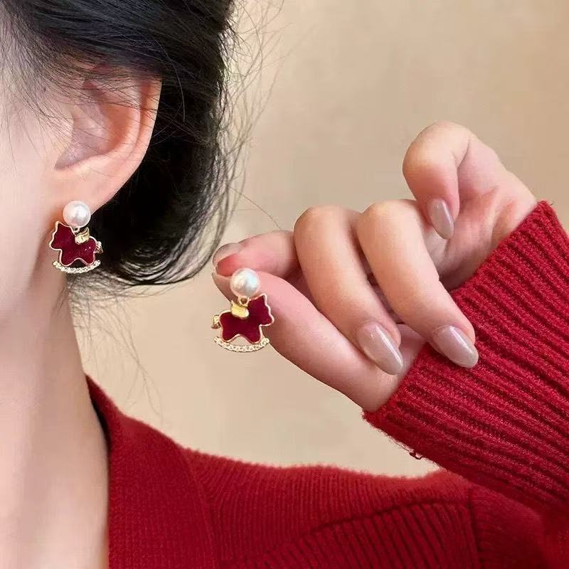 Long Tassel Drop Earrings For Women Vintage Silver Needle Style_voghion.com