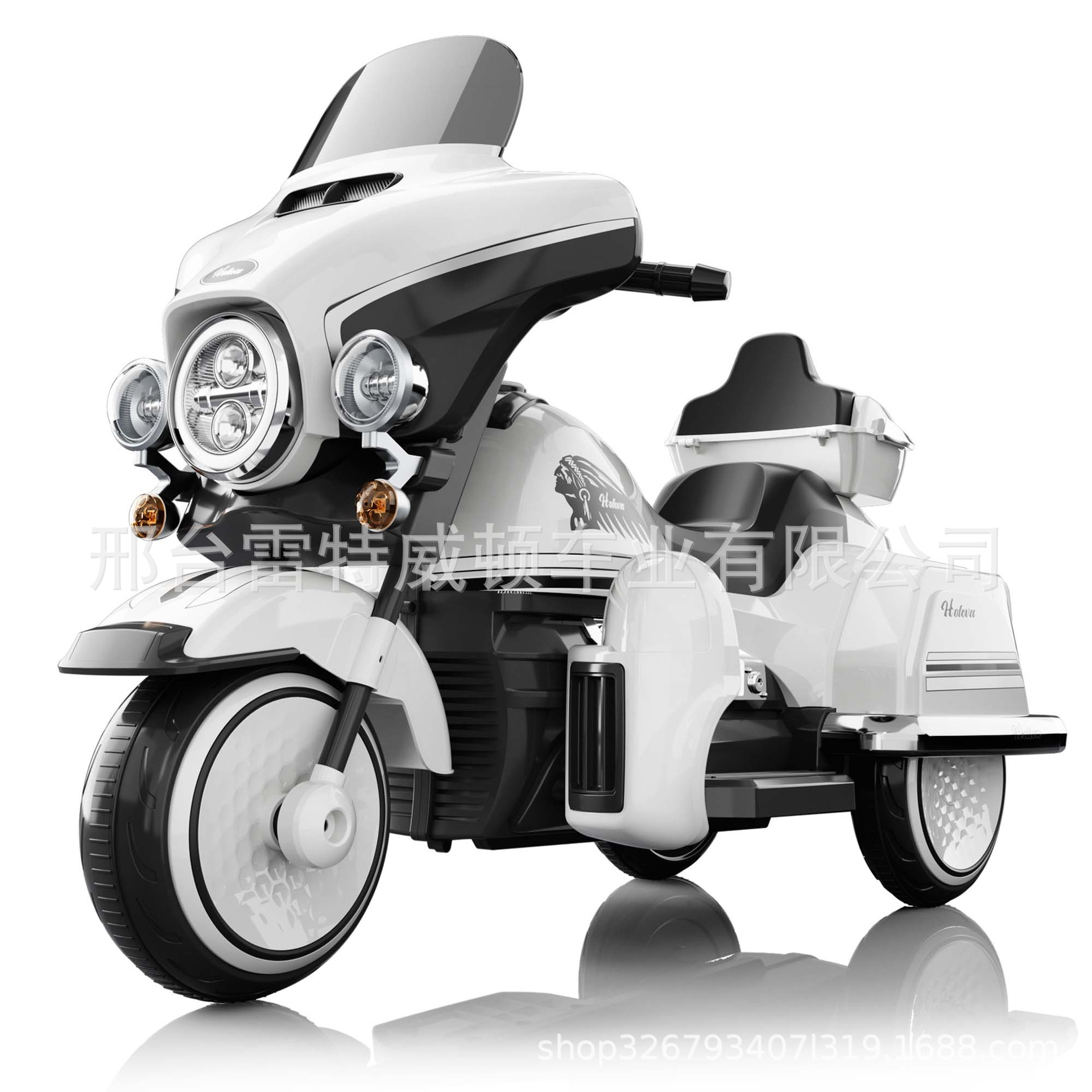 Motocicleta eléctrica para niños, triciclo, coche de juguete para niños y niñas, los bebés pueden sentarse en el coche de batería de control remoto para niños