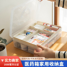 医药箱家用大容量儿童小型药箱出诊医疗箱多层家庭药品分类收纳盒