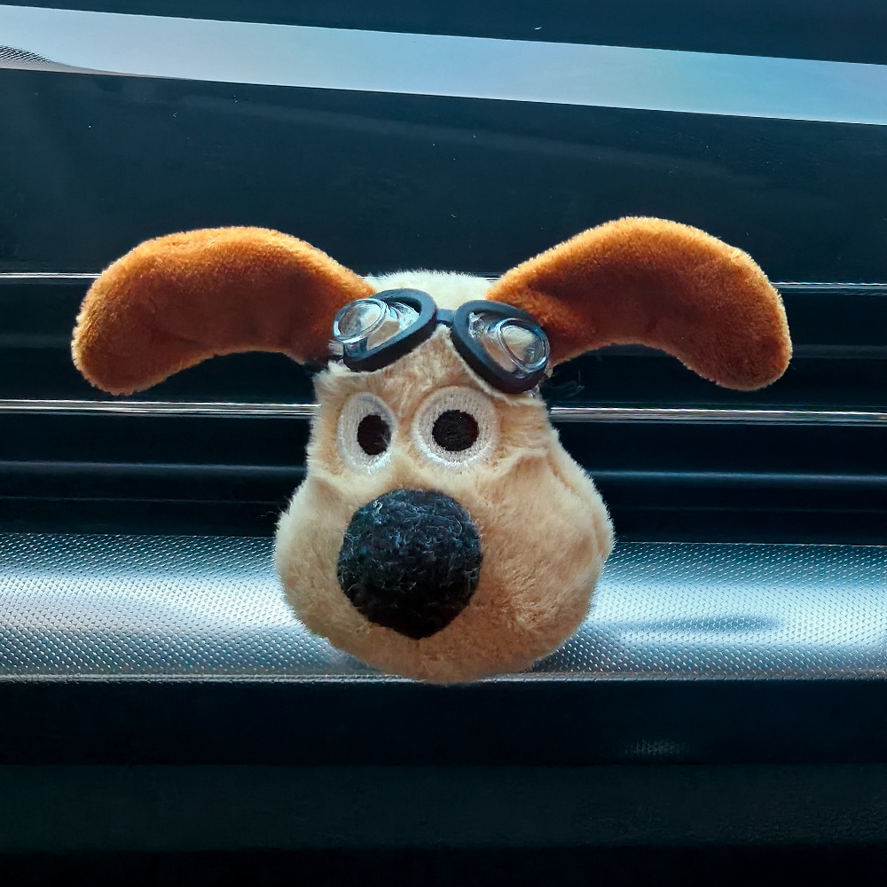 Pilot Dog, decoración de salida de aire del coche, decoración de aromaterapia del coche, lindo aire acondicionado, suministros interiores del coche, envío de soporte