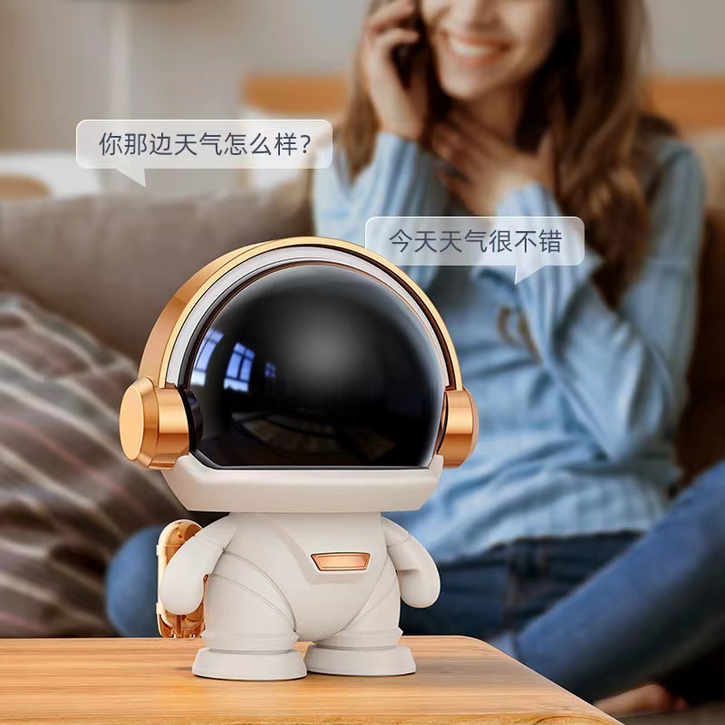 クリエイティブ宇宙飛行士ワイヤレス Bluetooth スピーカーかわいいスピーカーサブウーファーポータブルミニオーディオデスクトップ|undefined