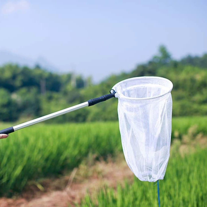 Двухслойная белая углубляющаяся сетка от насекомых Выдвижная сетка из алюминиевого сплава для копирования складная детская бабочка Стрекоза знает Сетчатая Сумка от насекомых