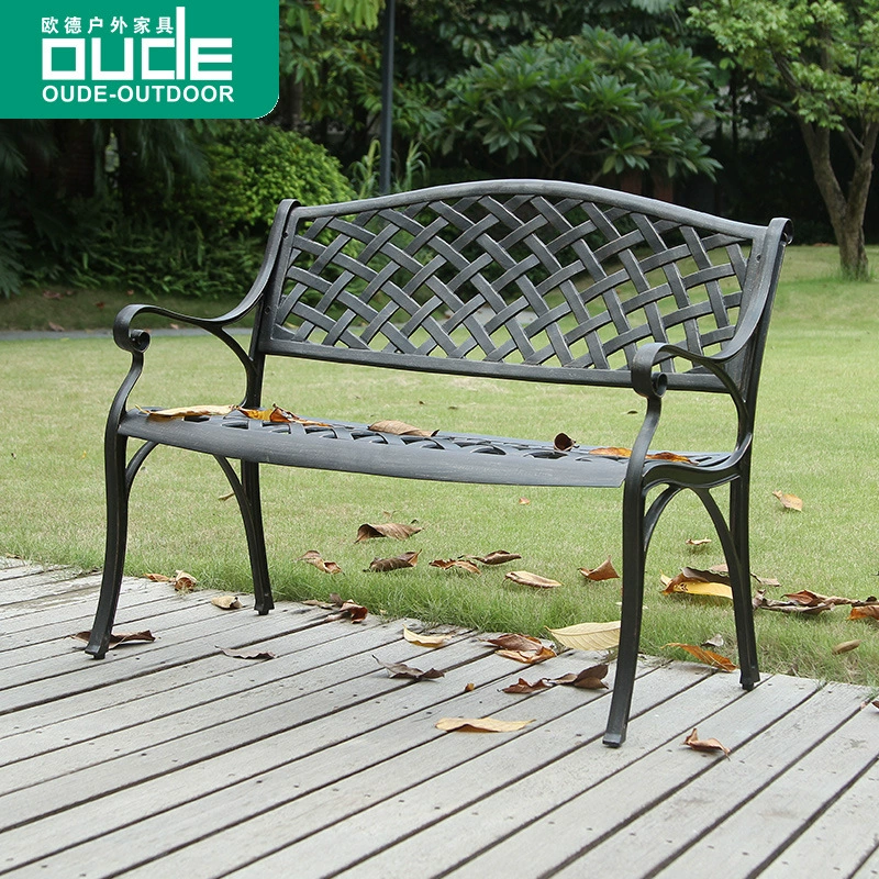 Кованые парковые скамейки, общественные скамейки для двора, столы и стулья из литого алюминия и кованого железа, садовые стулья, скамейки-кресла, скамейки в винтажном стиле
