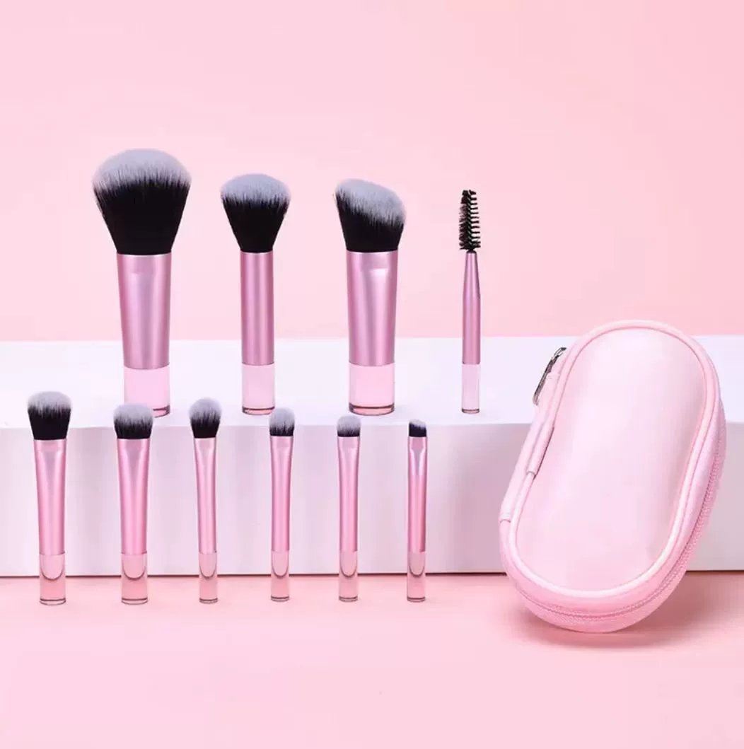 Маленькая портативная кисть для concealer, новая коллекция, 10 штук, полный набор, оптом