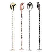 跨境彩镀不锈钢滤冰器鸡尾酒调酒工具五件套啤酒红酒开瓶器搅拌勺