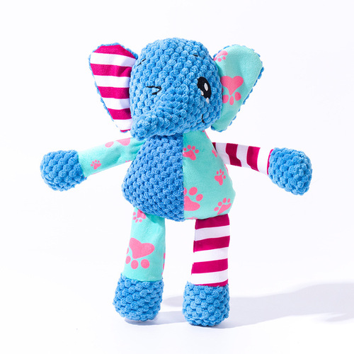 Amazon Bestselling New Arrival Plush Dog Toy, Puppy Chew-Resistant, Sound-Producing, Cartoon Cute Fox Figure