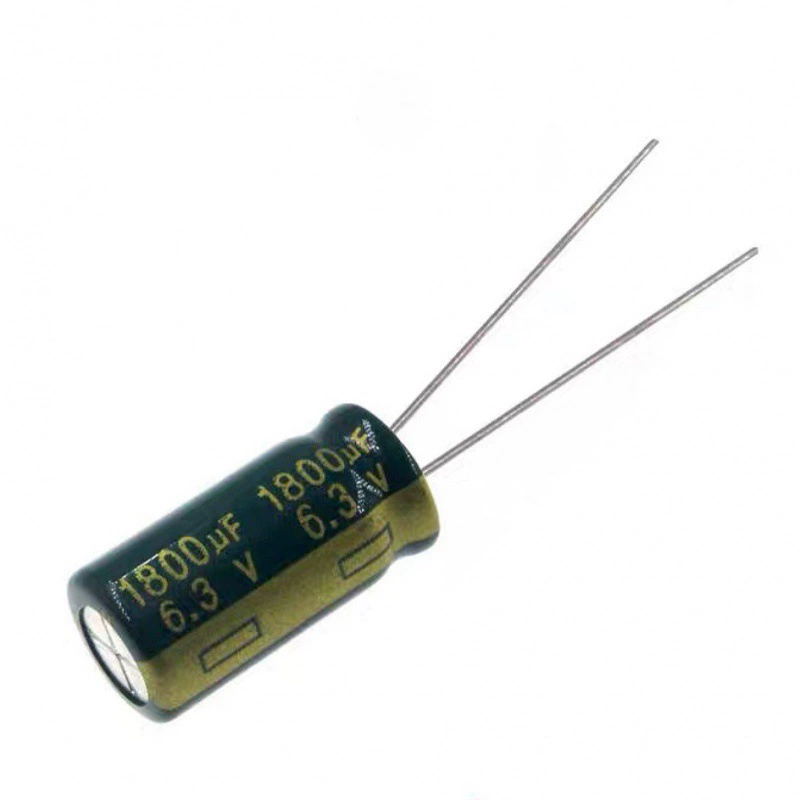 Высокочастотное низкое сопротивление 6.3V1800UF Объем 8X16MM Компьютерная плата электролитические конденсаторы 1800UF 6.3V