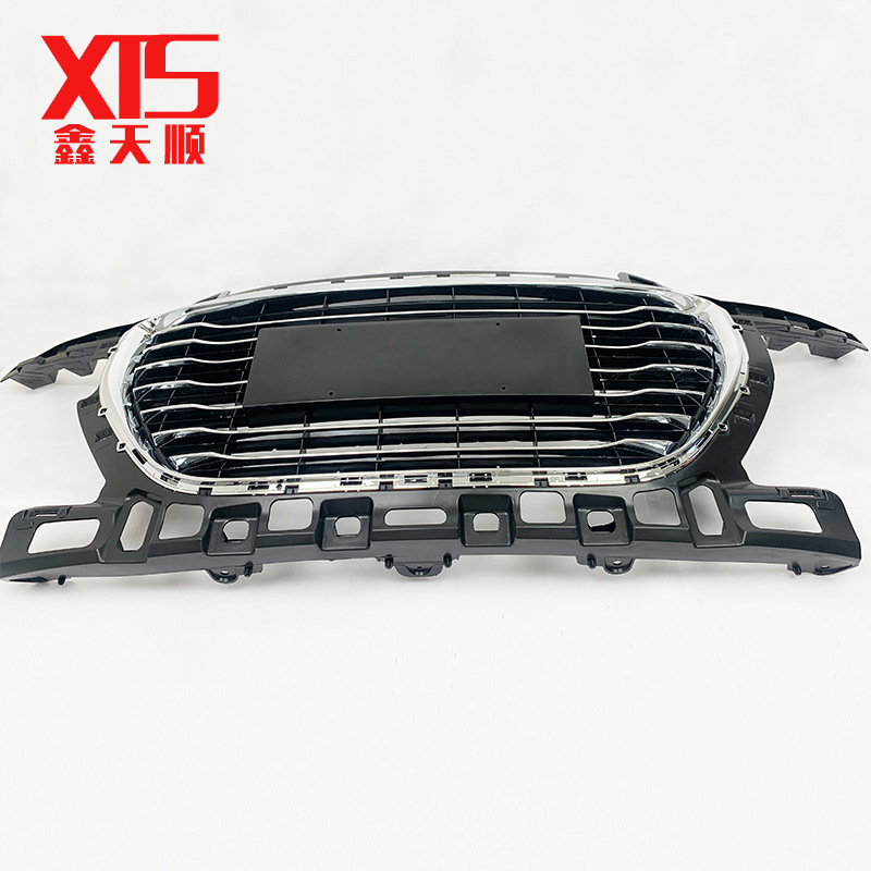 Suitable for Peugeot 308 (2012-2015) Grille Assembly, Grille Trim, Anti-Stone Impact Grille, Electroplated 1607765980