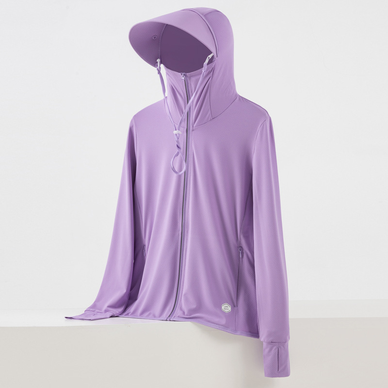 Sun Protection Clothing Men's and Women's Summer Ice Silk Thin Breathable Jacket UV Protection Outdoor Fishing Men's Sun Protection Clothing