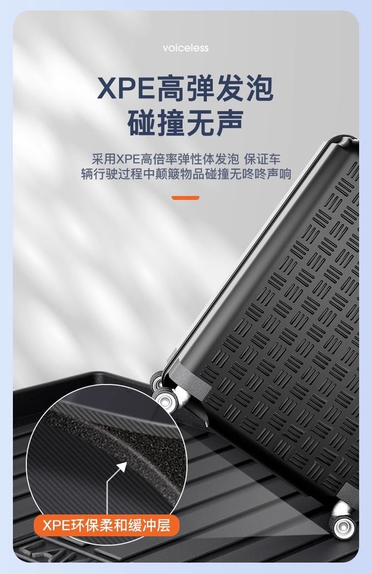 Suitable for Changan UNIZ Trunk Mat 25 TPE Encircled Hybrid Trunk Mat Automotive Interior