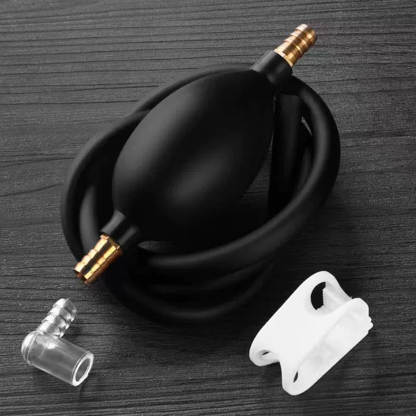 Copper ball + 1 meter black tube + 2 elbow + water stop clamp