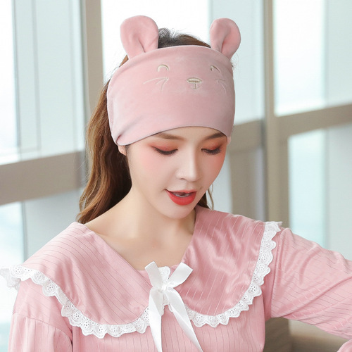 Confinement headscarf spring and autumn maternity headband postpartum windproof women's autumn and winter confinement hat summer thin maternity hat supplies