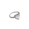 Brand silver zirconium, ring with stone, advanced universal jewelry, light luxury style, high-quality style, wholesale