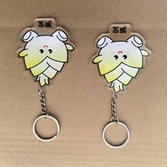 新しい端午節クリエイティブ漫画かわいい団子キーホルダーアクリルスクールバッグペンダントペンダント小さなギフト卸売