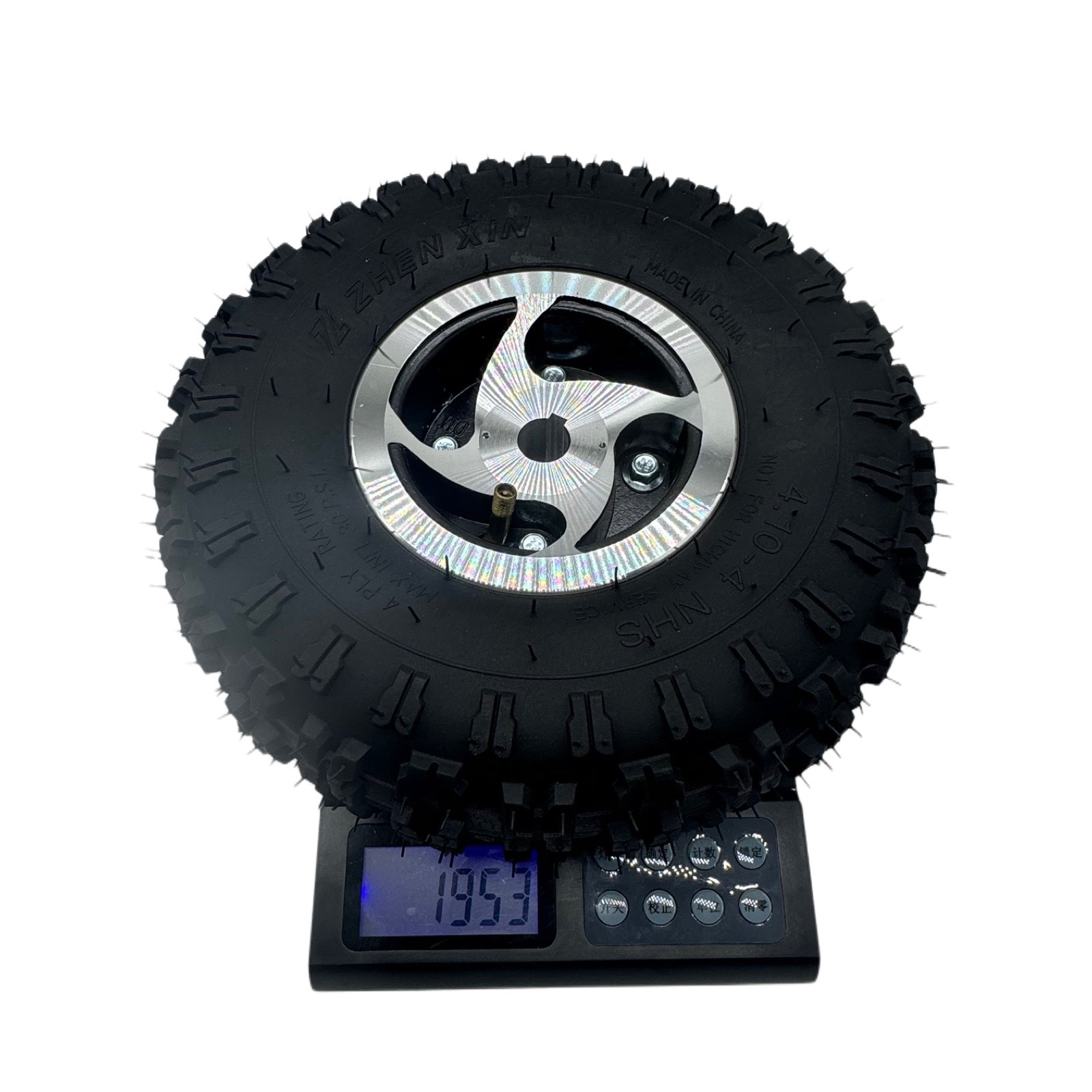 Electric Scooter for the Elderly 4.10-4 Pneumatic Tire Scooter Tire 4.10-4 Off-Road 10inch with Aluminum Wheels