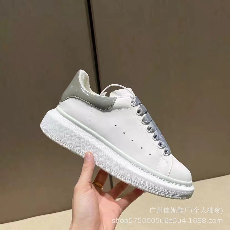 麦昆厚底小白鞋女2025秋季新款休闲百搭松糕鞋真皮情侣增高板鞋男|undefined