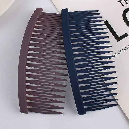 Frosted simple comb hairpin women's hair accessories on the back of the head to organize broken hair artifact hair hoop side bangs clip hair comb