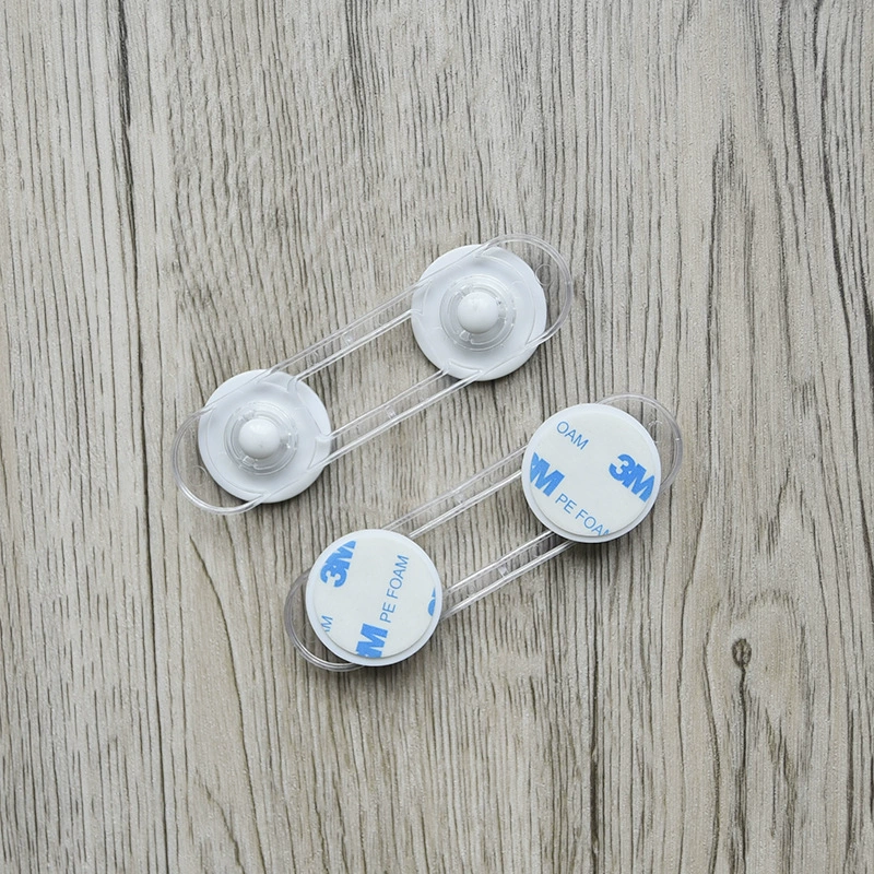 Child Safety Drawer Lock Melbonsen, Transparent 3M Adhesive, Adjustable 11.3/16.7 cm