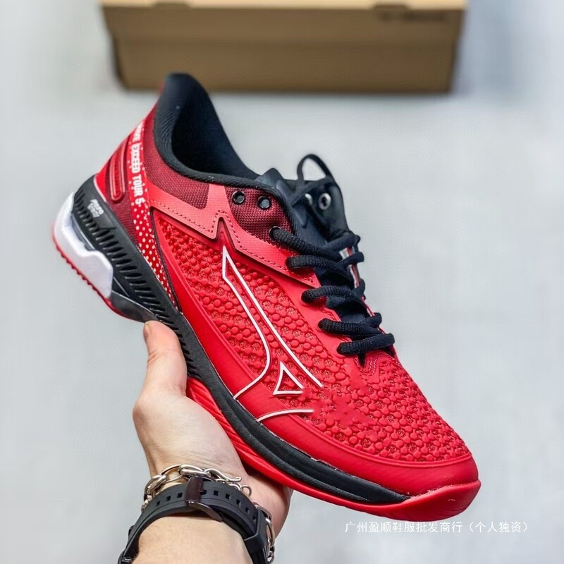25 New Mizuno Tennis Shoes Professional Balanced High Elastic Tour Breathable Wear-Resistant Shock Absorption Sports Running Training