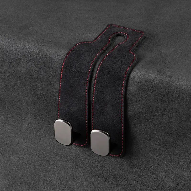 Asiento de automóvil de uso general de automóviles de estilo explosivo, asiento de respaldo oculto, gancho multifuncional, artefacto de almacenamiento creativo en la parte trasera del automóvil