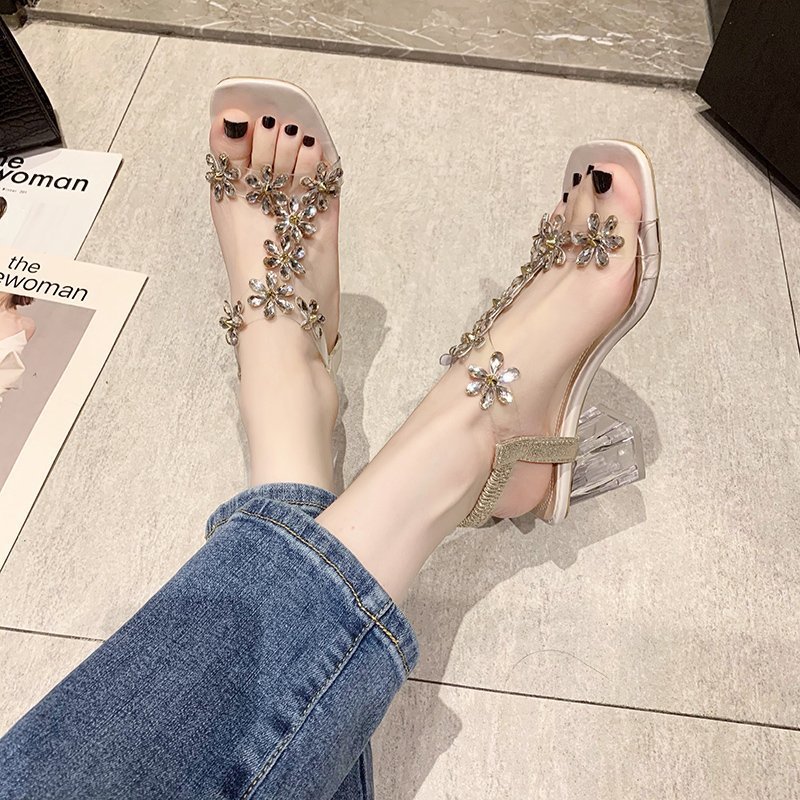 Sandalias planas de verano para mujer talla 34-43 2025, estilo francés con falda, hermosas y elegantes sandalias con clase para mujer