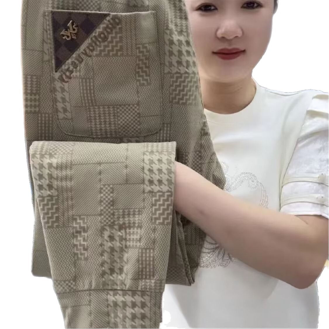2026 nuevos pantalones de hombre, pantalones casuales de verano sueltos, pantalones deportivos de moda de hombre, pantalones de hielo de estilo general image 6