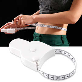 现货1.5米60英寸健康伸缩软尺 火炬手柄Y型腰围自动伸缩量衣软尺