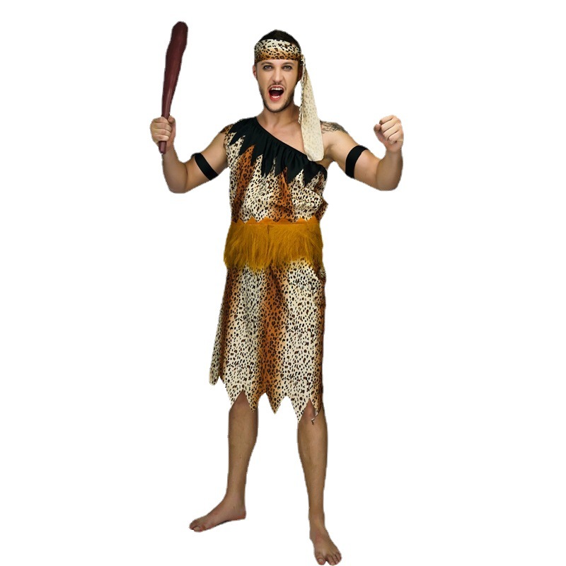 De Halloween de los hombres adultos original salvaje carnaval partido aborigen etapa rendimiento traje Cosplay image 5