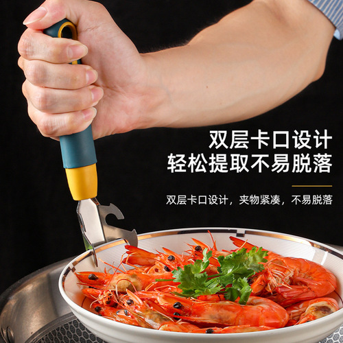 Bowl clamp, anti-scalding clamp, plate lifter, kitchen supplies, stainless steel bowl clamp, plate clamp, casserole clamp, non-slip, heat-insulating dish pick-up