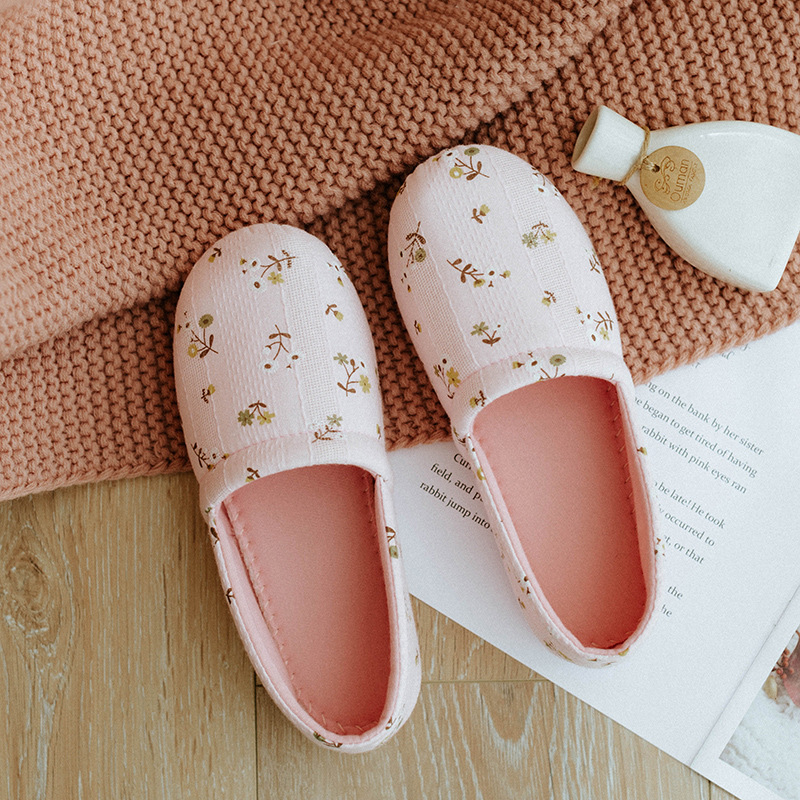 Childbirth shoes, spring and autumn bag heels, postpartum pregnant women's shoes, spring anti-skid soft soles, summer thin pure cotton breathable maternity slippers