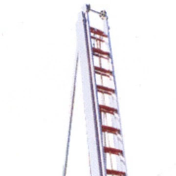 Лестница из алюминиевого сплава производителя, пожарная лестница, регулируемая лестница, инженерная складная лестница, пожарная лестница, две секции, три секции, растягивающаяся лестница