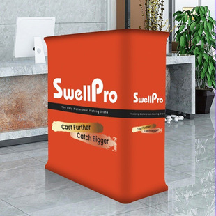 Foldable Promotional Table with Lightbox for Cross-Border Use, Adjustable Height Advertising Lightbox, Custom Promotional Table for Supermarkets