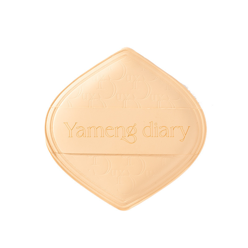 YAMENG DIARY ミルクコーヒーパフ 厚手エアクッション ウェット＆ドライレザーエアクッション 超柔らかく、粉を食べにくい|undefined