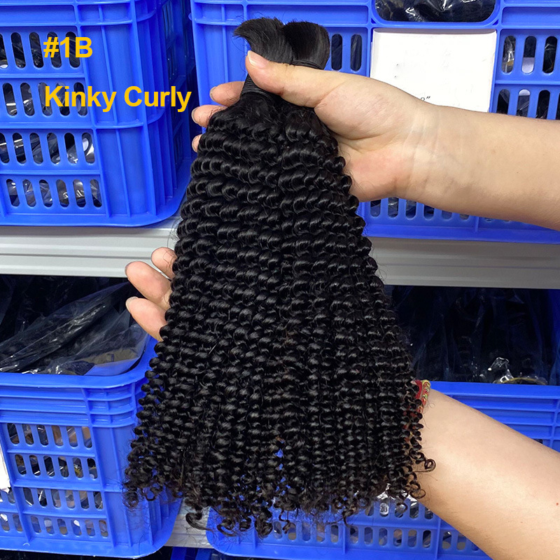 Extensiones de Cabello Humano 12A de Cabello Real Tejido a Mano para Mujeres