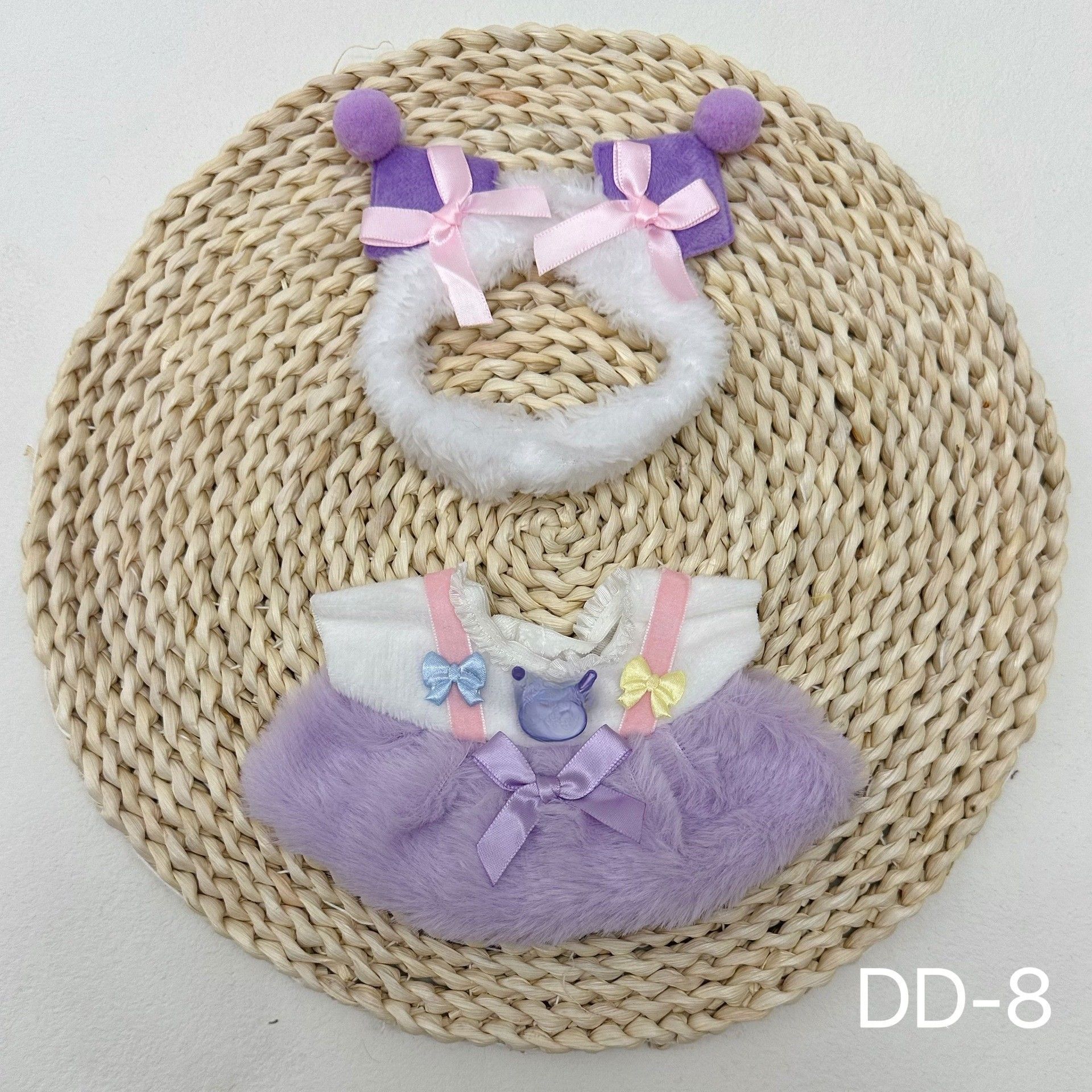 En stock 20cm muñeca de ropa de algodón cambio de ropa de muñeca de felpa falda traje Lolita al por mayor nuevo image 13
