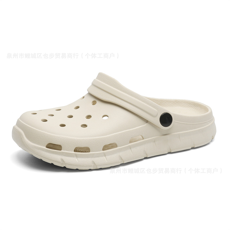 Estilo de pareja de verano zapatos ligeros con agujeros de suela suave para mujer, sandalias y zapatillas transpirables, sandalias casuales, zapatos de playa, zapatos de hombre